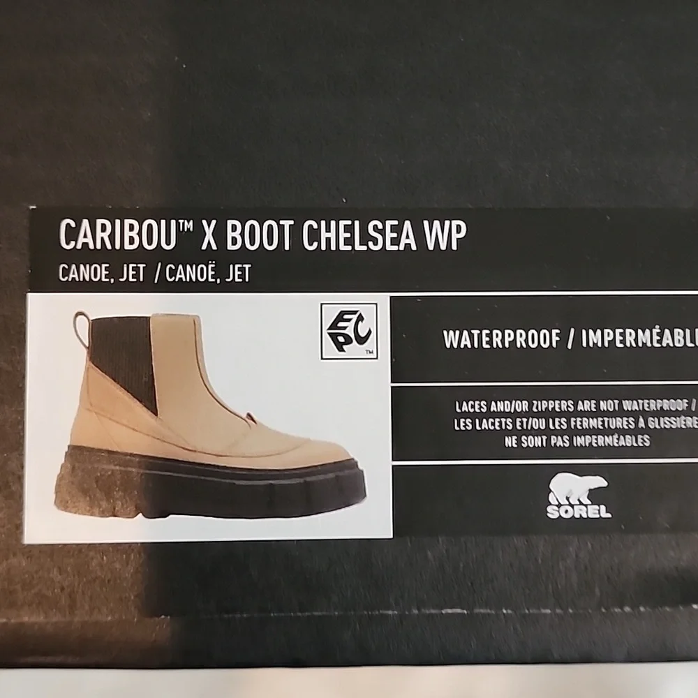 Sorel Caribou X Waterproof Platform Chelsea Boot Brand New